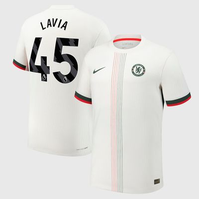 25-26 Chelsea Away LAVIA 45 Jersey (Player Version)