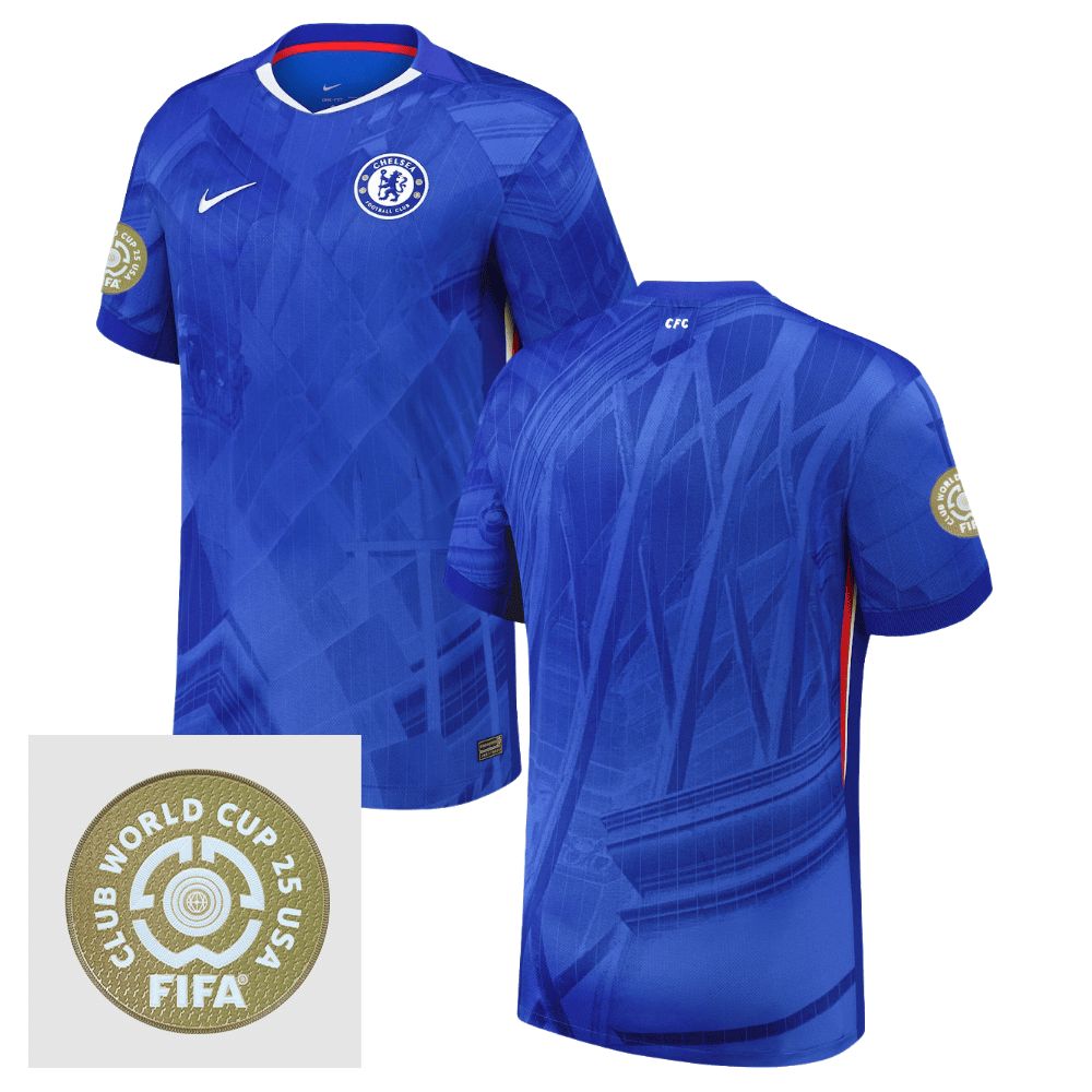 Chelsea 2025/26 FIFA Club World Cup 25 Patch Home Men Jersey - Blue
