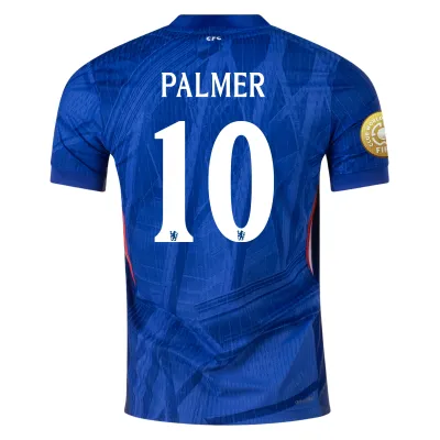 Cole Palmer 10 Chelsea 2025/26 FIFA Club World Cup 25 Patch Home Men Jersey - Blue  (Player Version)