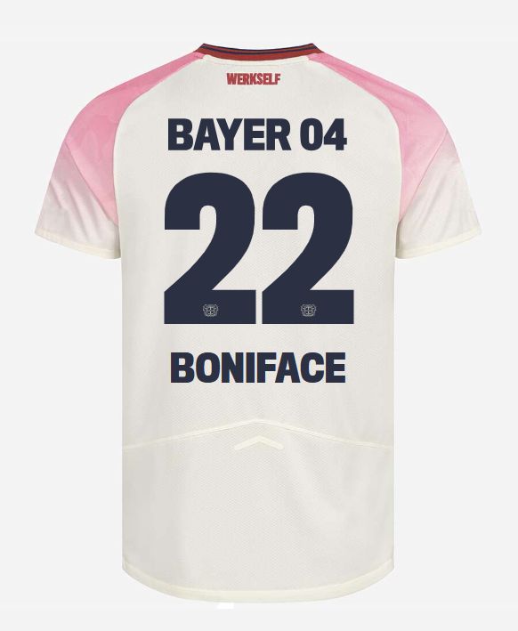 Bayer Leverkusen 04 Away BONIFACE 22   Jersey 2025/26