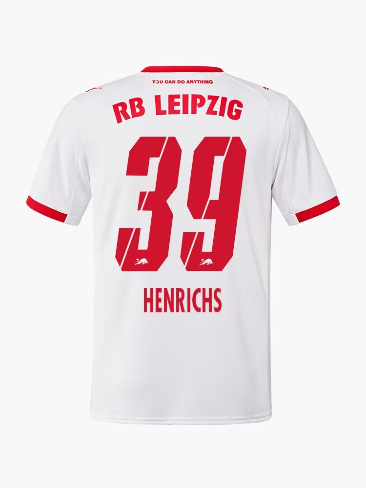 25-26 RB Leipzig Home HENRICHS 39 Jersey