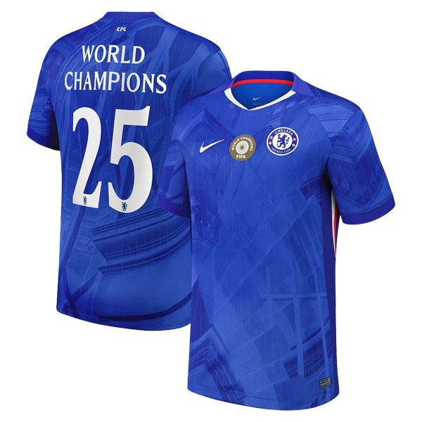 25-26 Chelsea Win World Champions 25 Chest Badge Jersey