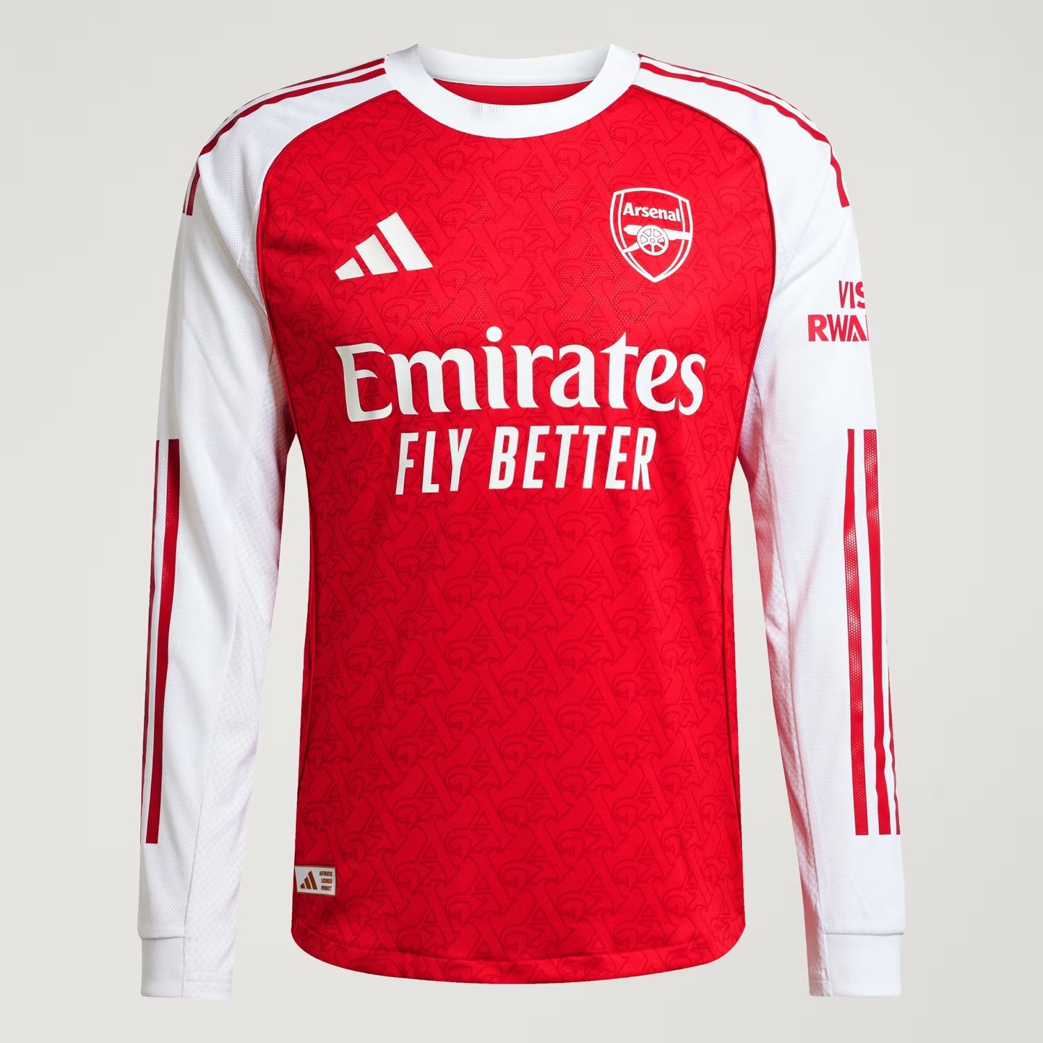 Arsenal Home Long Sleeve Jersey 2025/26 (Player Version)