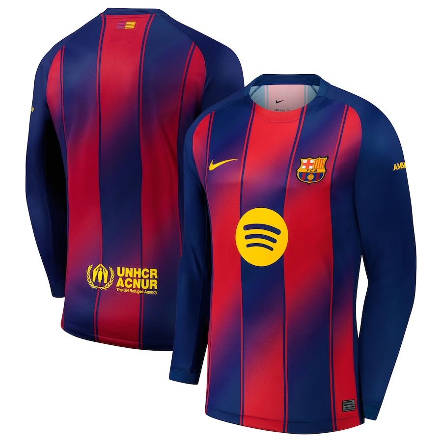 Barcelona Home Long Sleeve Jersey 2025/26
