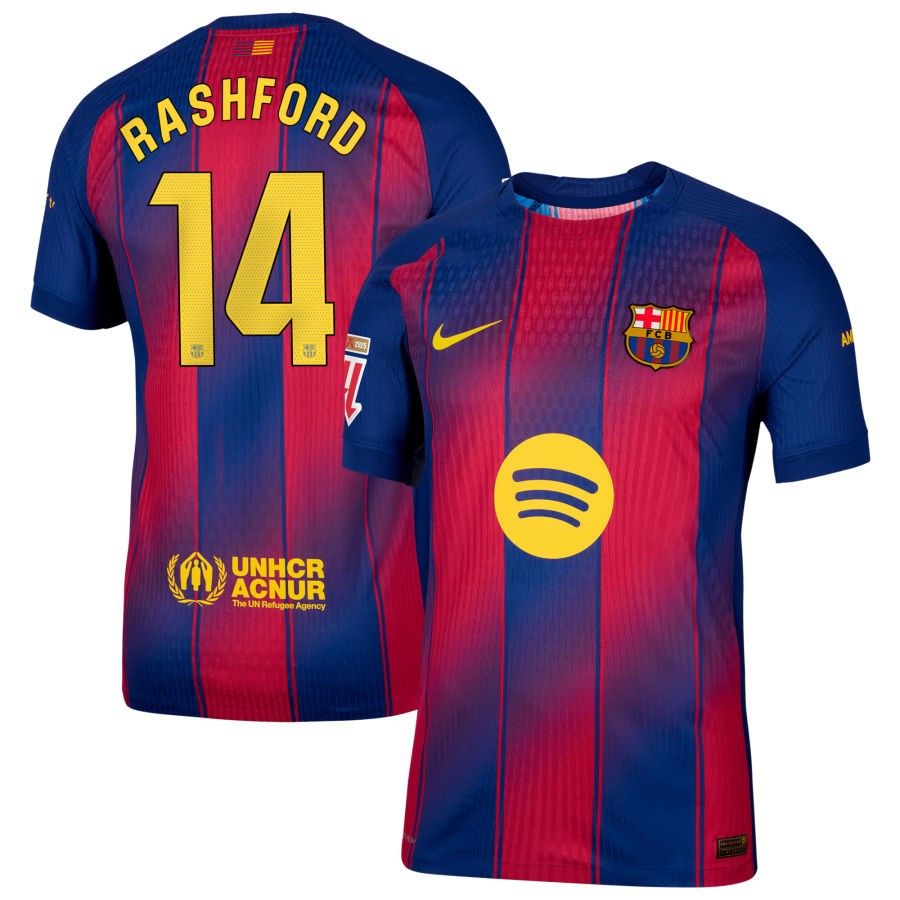 Barcelona Marcus Rashford 14 Home Jersey 2025/26 (Player Version)