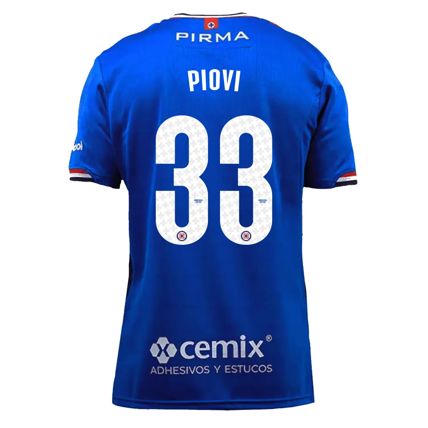 Cruz Azul Gonzalo Piovi 33 Home Jersey 2025/26 (Player Version)