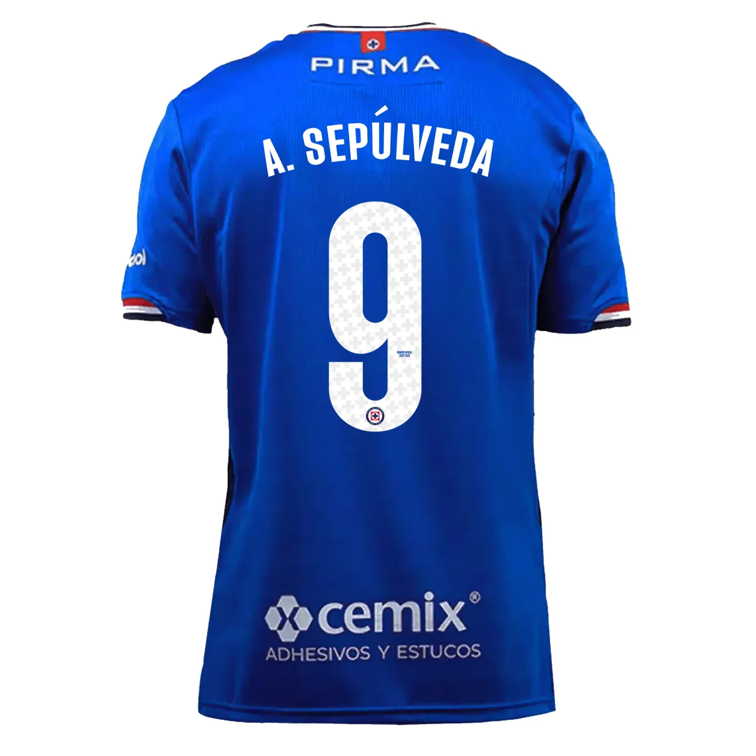 Cruz Azul  Carlos Angel Sepulveda 9 Home Jersey 2025/26 (Player Version)