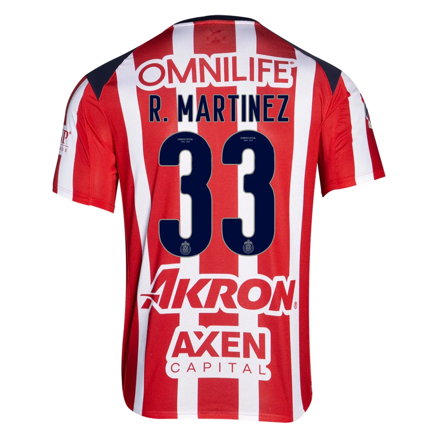 Chivas Raúl Martínez 33 Home Jersey 2025/26