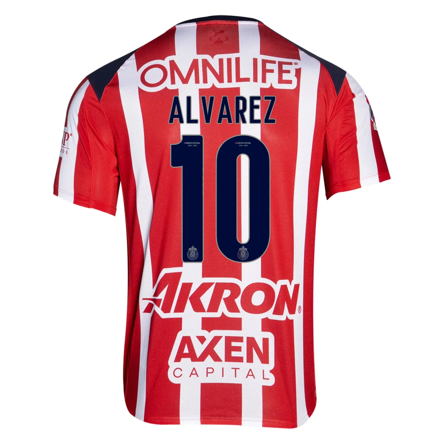 Chivas Efrain Alvarez 10 Home Jersey 2025/26