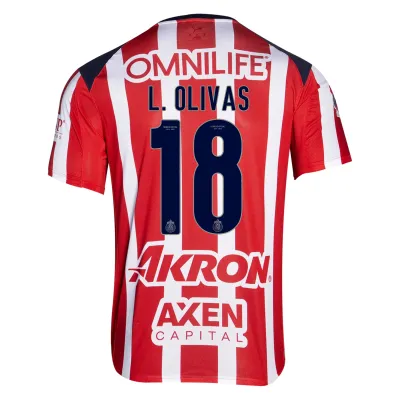 Chivas Luis Olivas 18 Home Jersey 2025/26
