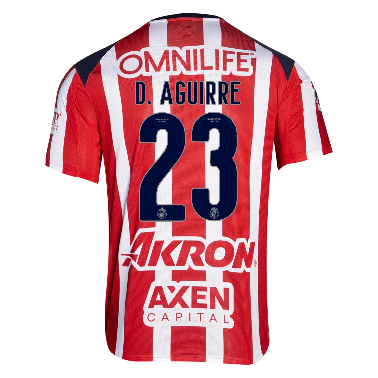 Chivas Daniel Aguirre 23 Home Jersey 2025/26