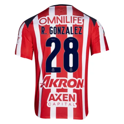 Chivas Ruben Gonzalez 28 Home Jersey 2025/26