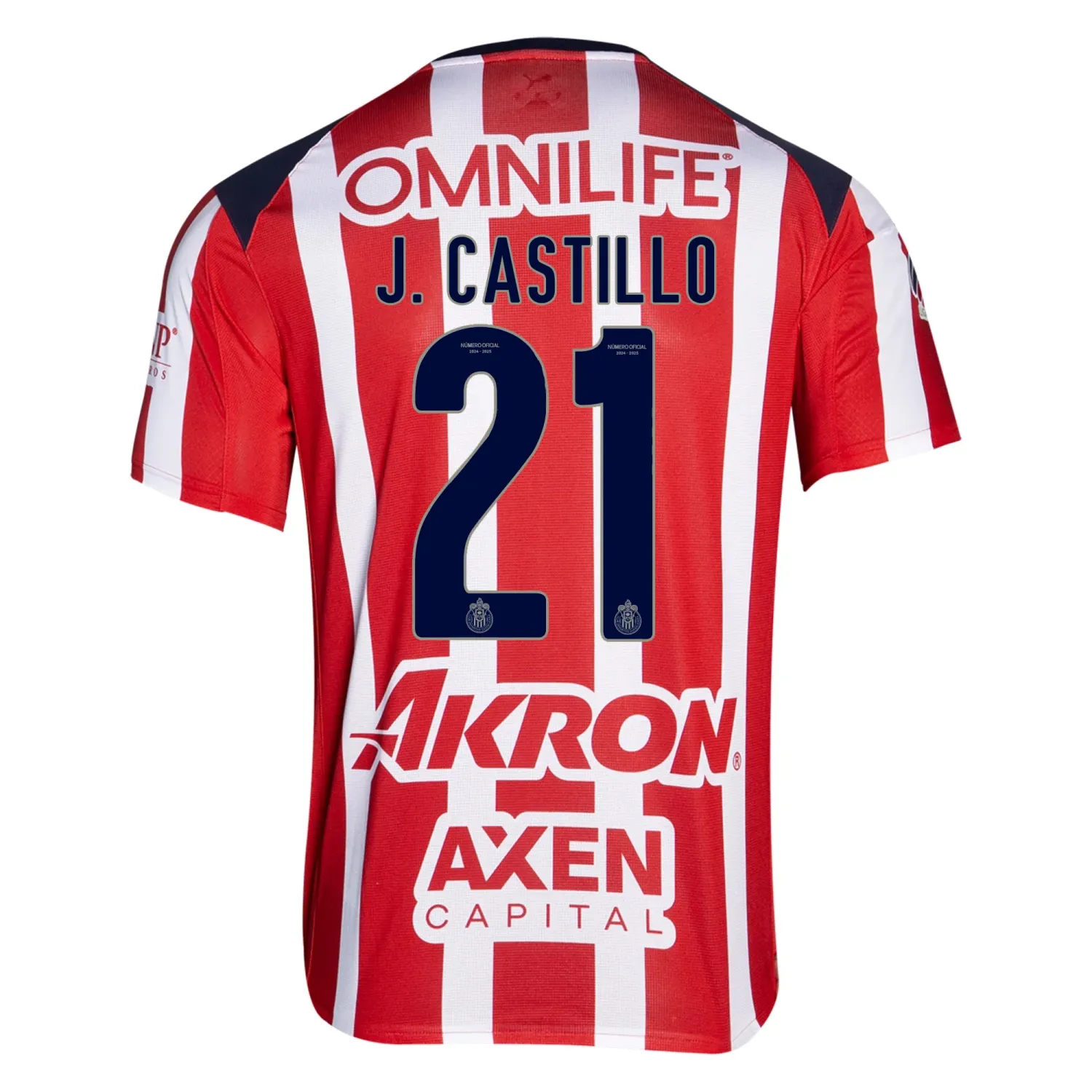 Chivas Jose Castillo 21 Home Jersey 2025/26
