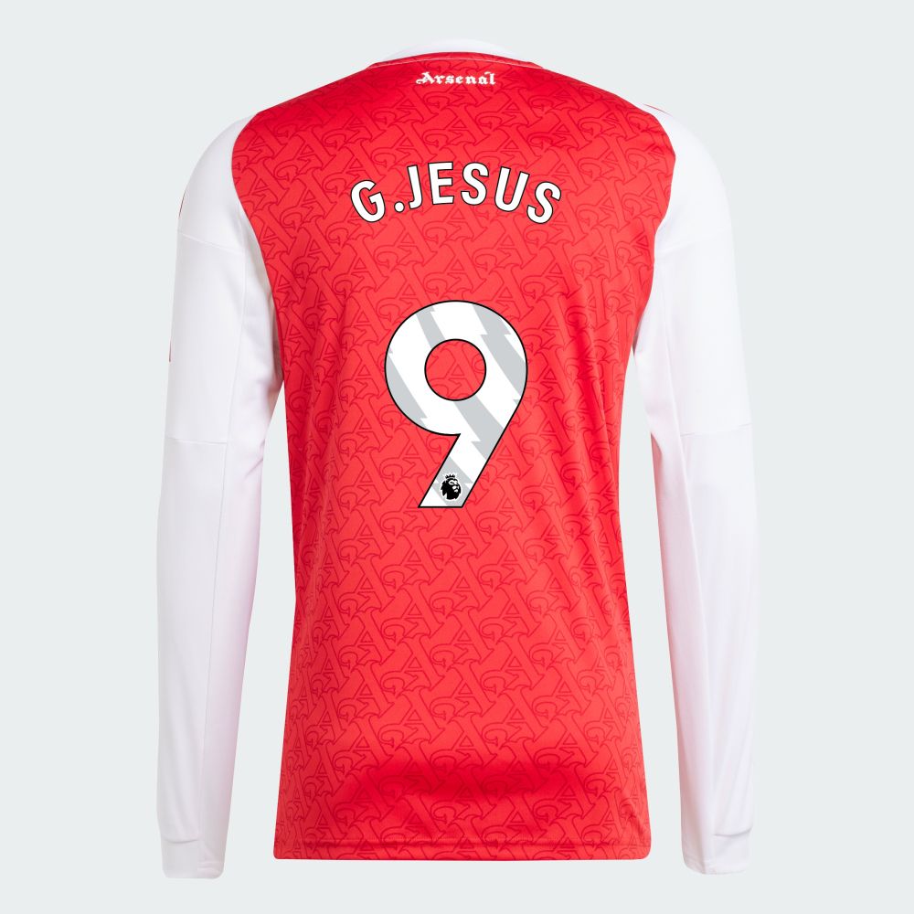 25-26 Arsenal Home G.JESUS 9 Long Sleeve Jersey