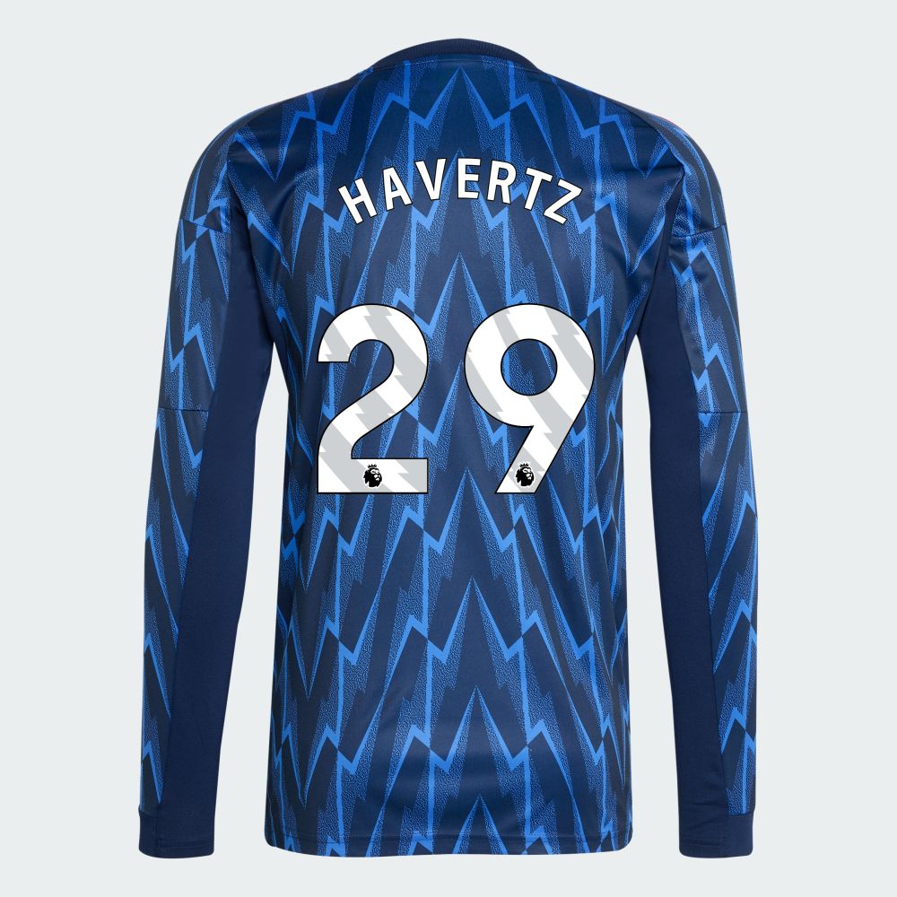 25-26 Arsenal Away HAVERTZ 29 Long Sleeve Jersey