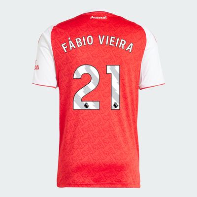 25-26 Arsenal Home Fábio Vieira 21 Jersey