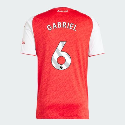 25-26 Arsenal Home GABRIEL 6 Jersey