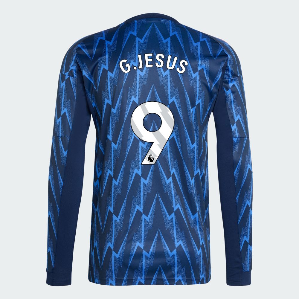 25-26 Arsenal Away G.JESUS 9 Long Sleeve Jersey