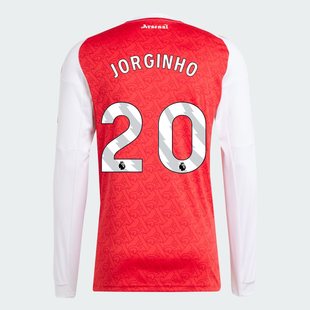 25-26 Arsenal Home JORGINHO 20 Long Sleeve Jersey