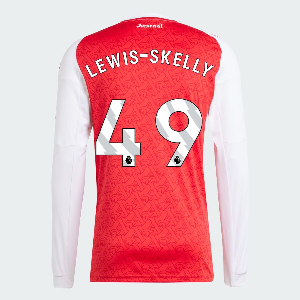 25-26 Arsenal Home LEWIS-SKELLY 49 Long Sleeve Jersey