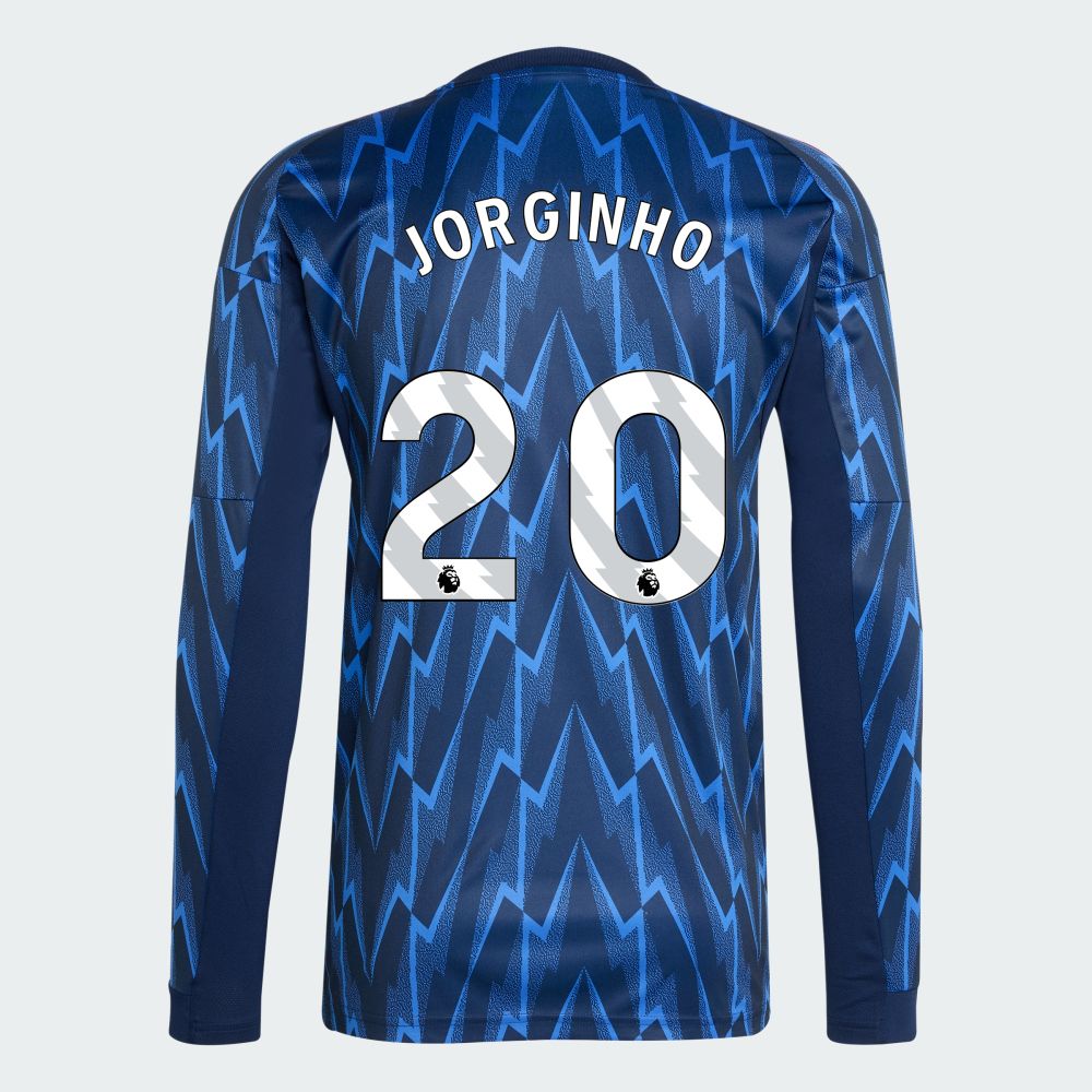 25-26 Arsenal Away JORGINHO 20 Long Sleeve Jersey
