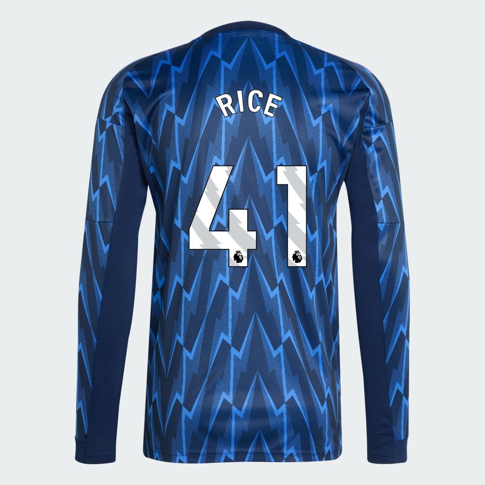 25-26 Arsenal Away RICE 41 Long Sleeve Jersey