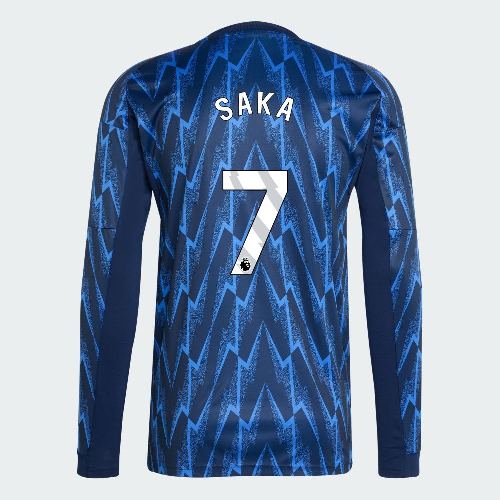 25-26 Arsenal Away SAKA 7 Long Sleeve Jersey