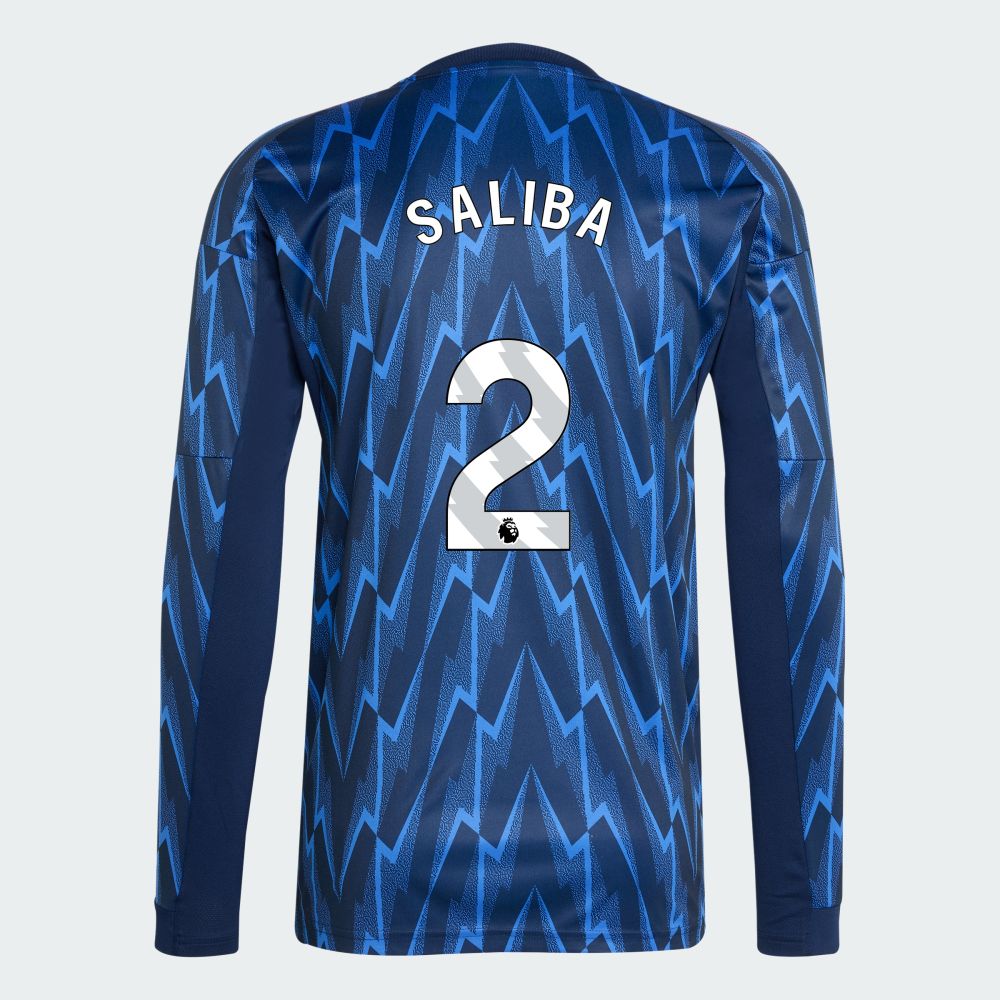25-26 Arsenal Away SALIBA 2 Long Sleeve Jersey