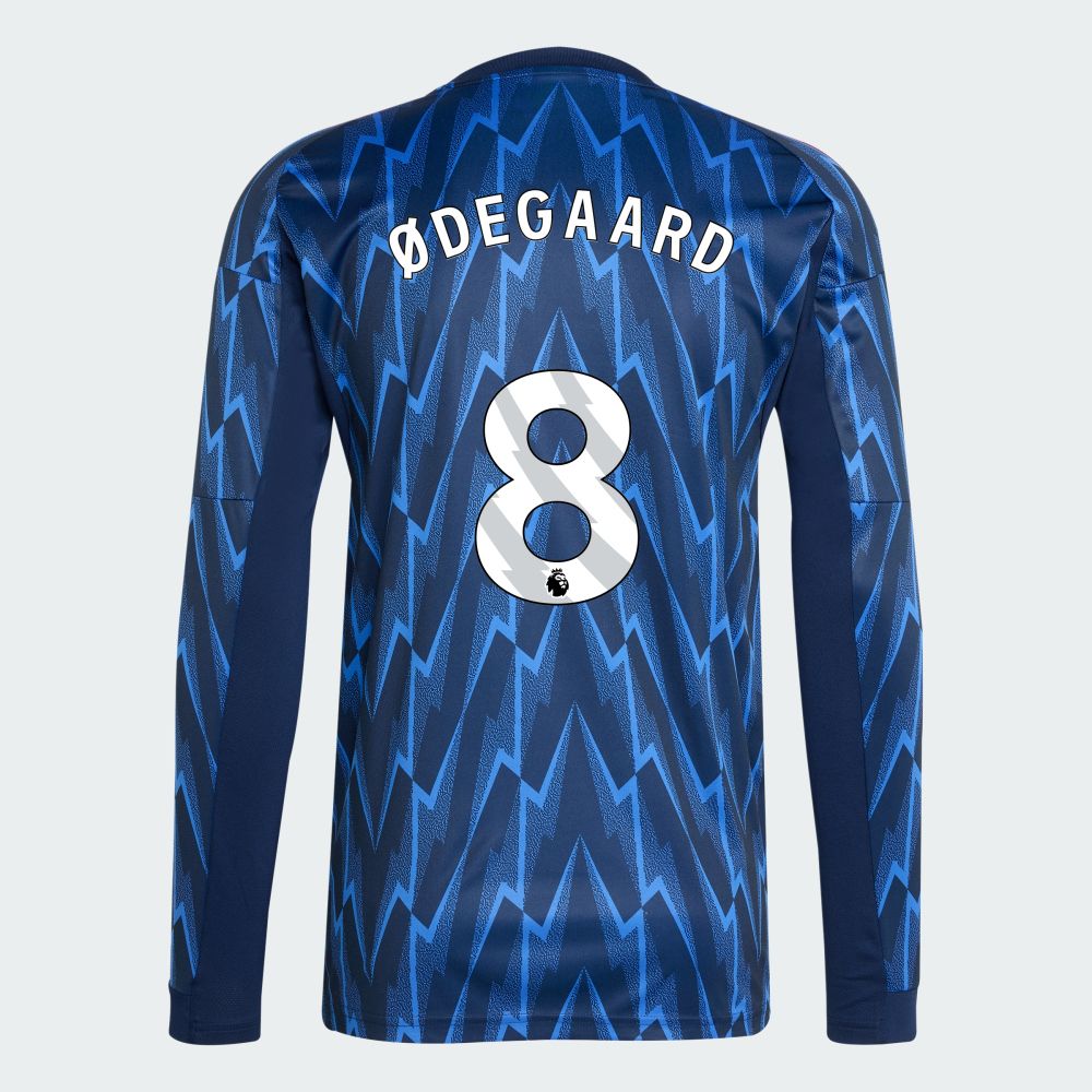 25-26 Arsenal Away ØDEGAARD 8 Long Sleeve Jersey