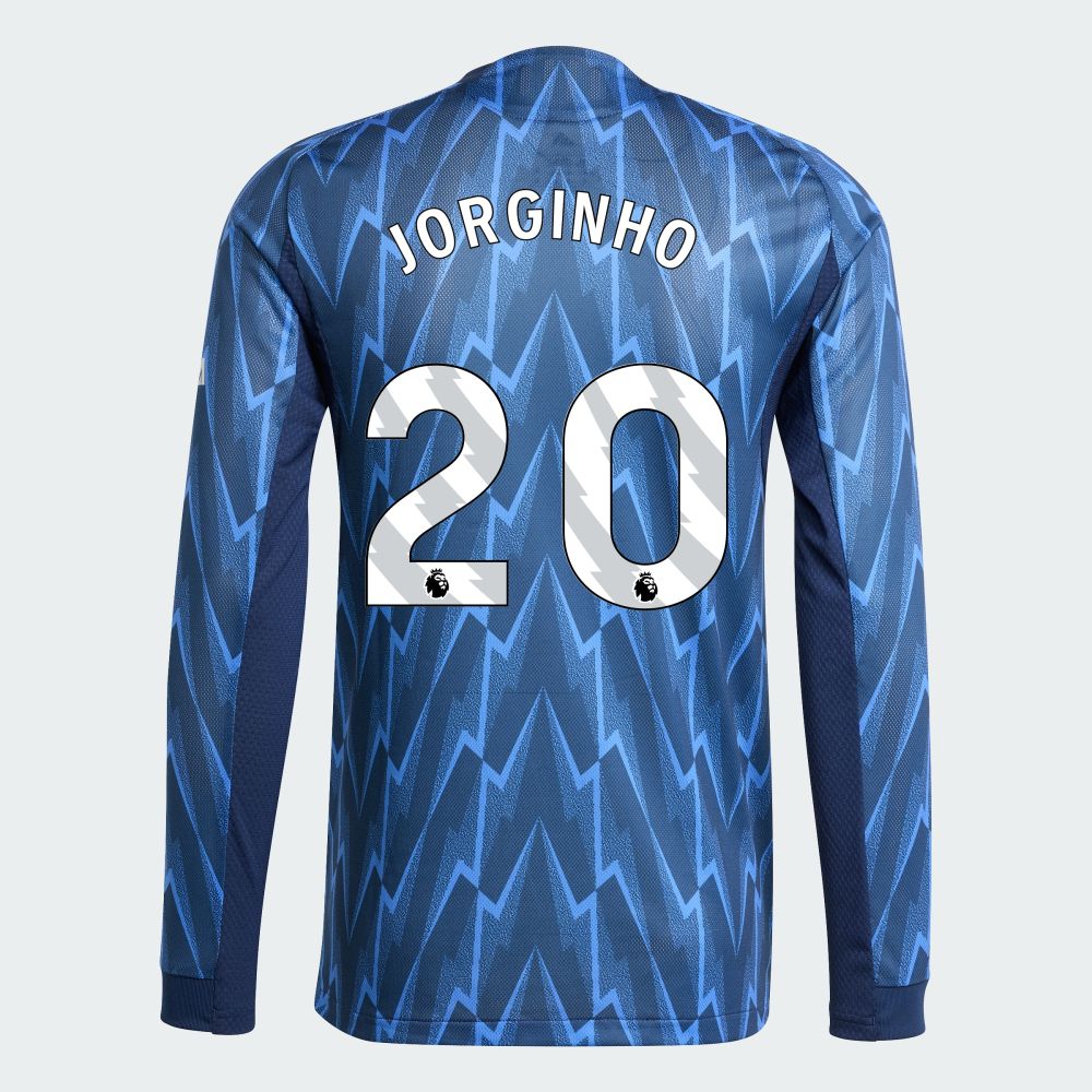 25-26 Arsenal Away JORGINHO 20 Long Sleeve Jersey (Player Version)