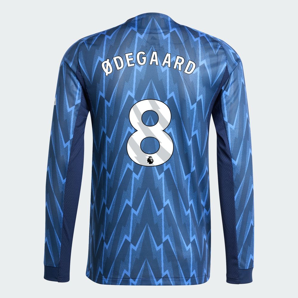 25-26 Arsenal Away ØDEGAARD 8 Long Sleeve Jersey (Player Version)