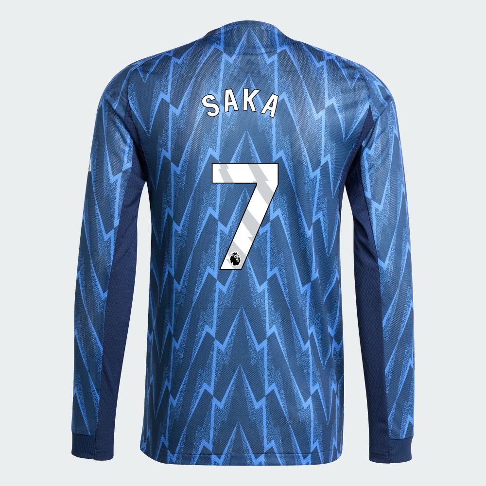 25-26 Arsenal Away SAKA 7 Long Sleeve Jersey (Player Version)