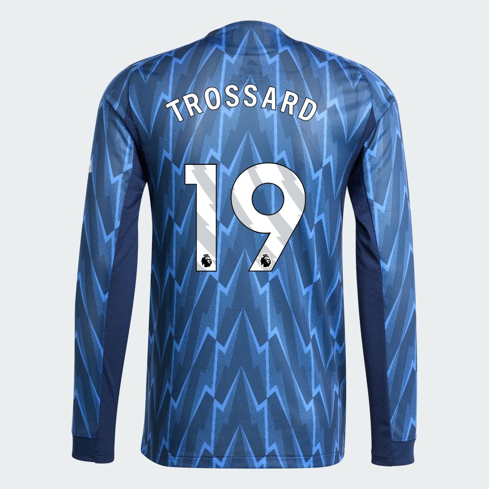 25-26 Arsenal Away TROSSARD 19 Long Sleeve Jersey (Player Version)