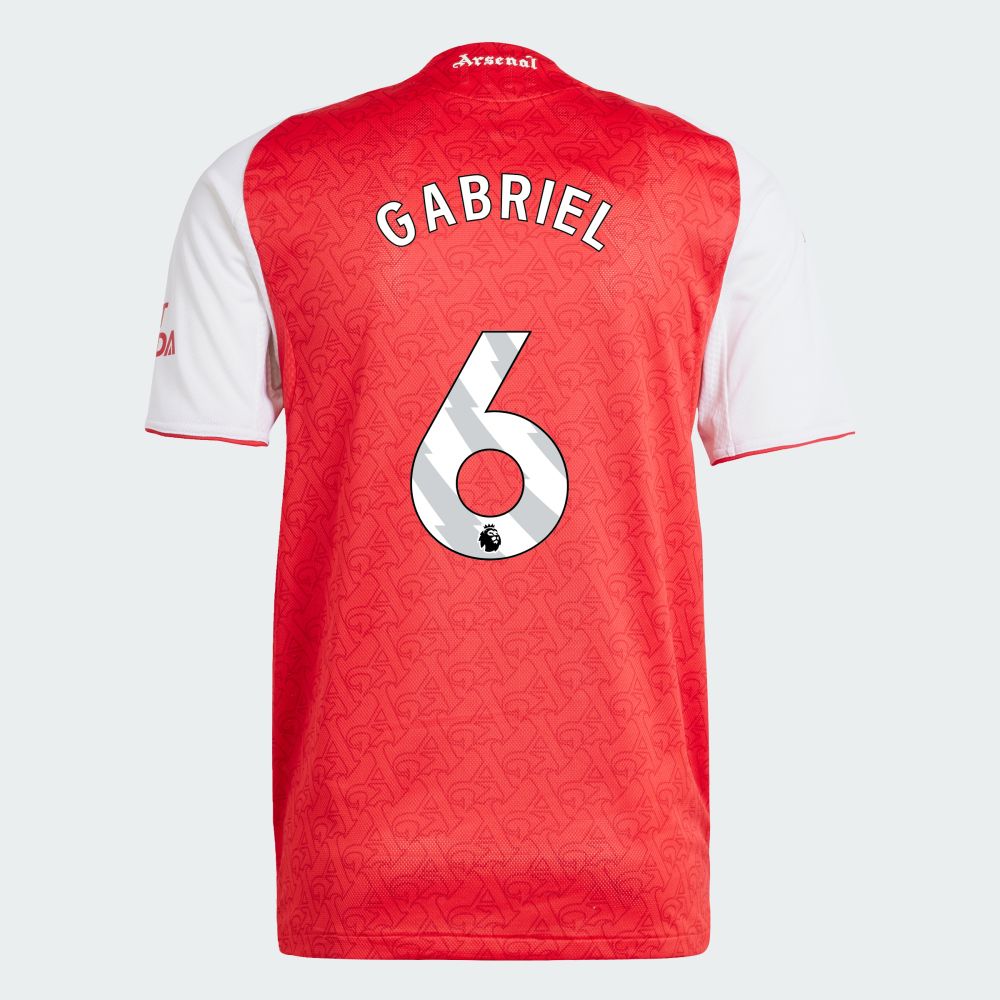 25-26 Arsenal Home GABRIEL 6 Jersey (Player Version)