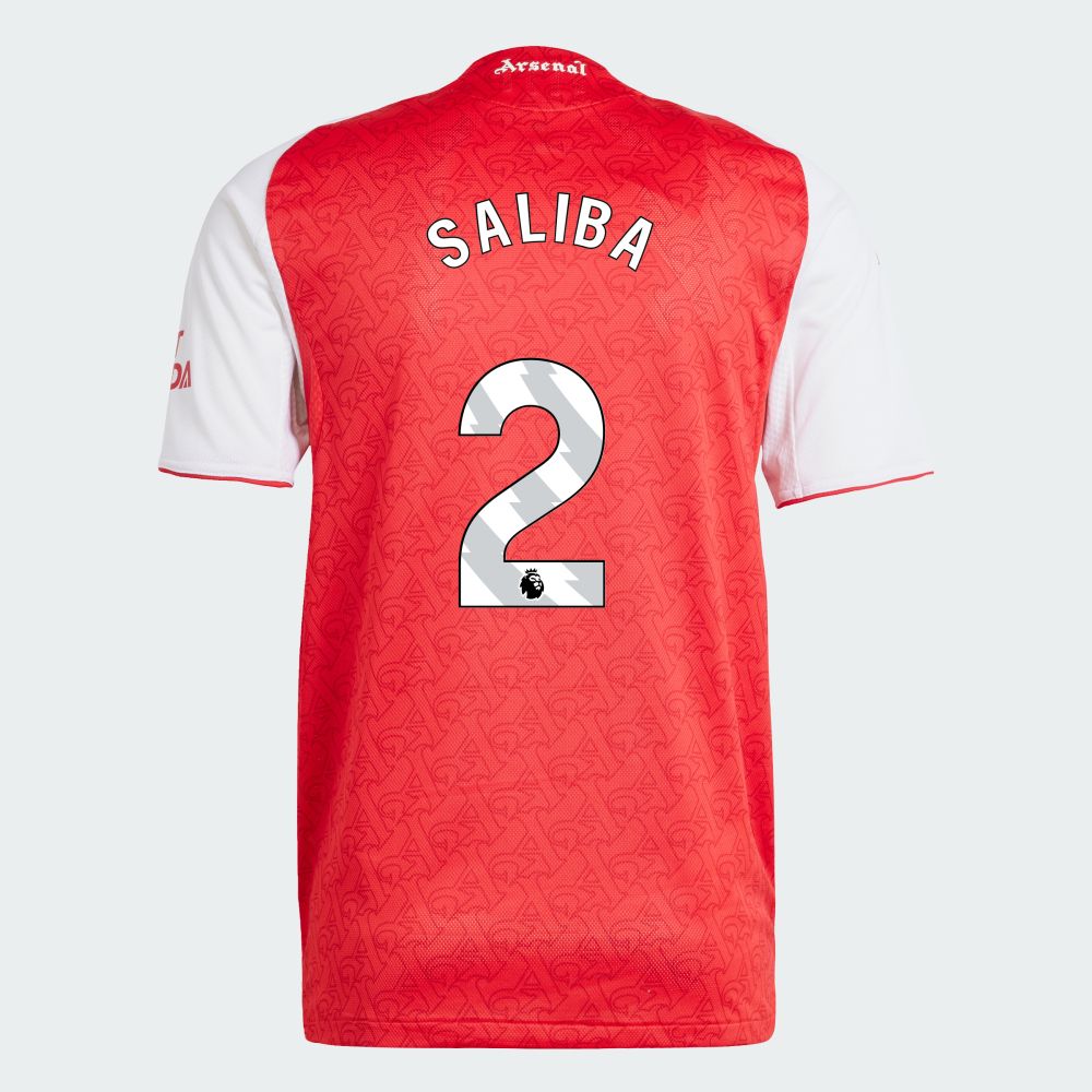 25-26 Arsenal Home SALIBA 2 Jersey (Player Version)