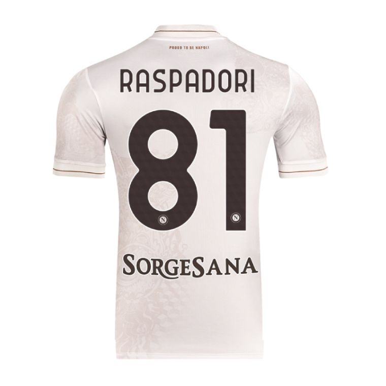 25-26 Napoli Away RASPADORI 81 Jersey