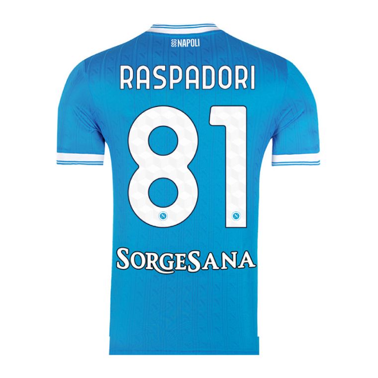 25-26 Napoli Home RASPADORI 81 Jersey