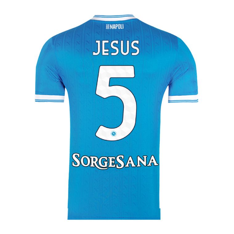 25-26 Napoli Home JESUS 5 Jersey