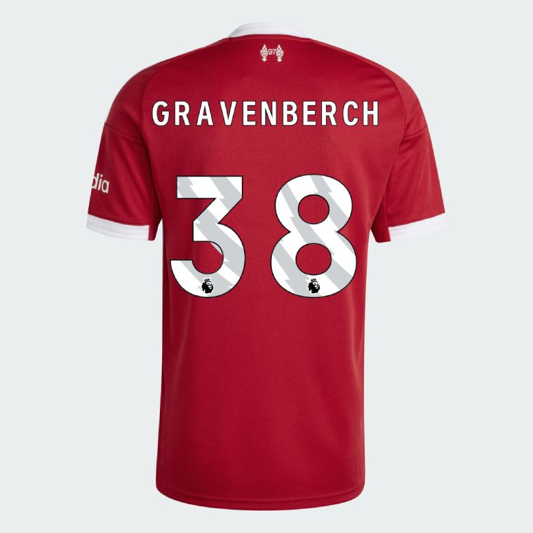 25-26 Liverpool Home GRAVENBERCH 38 Jersey