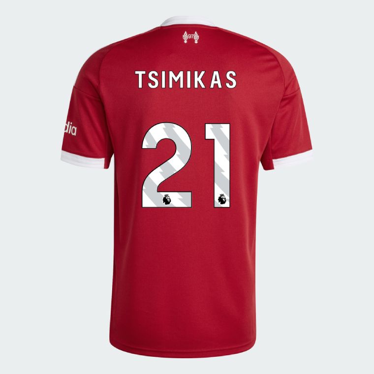 25-26 Liverpool Home TSIMIKAS 21 Jersey