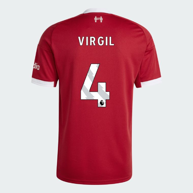 25-26 Liverpool Home VIRGIL 4 Jersey