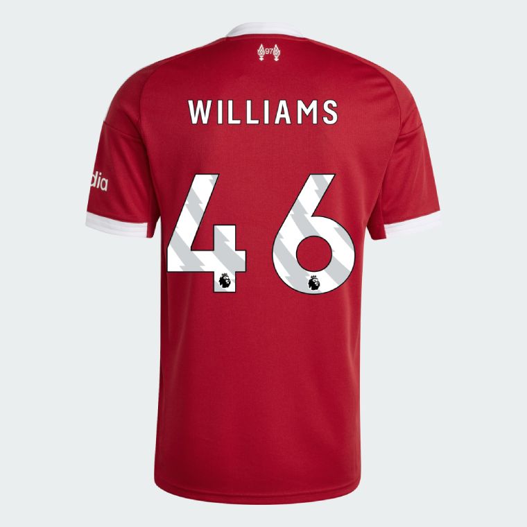 25-26 Liverpool Home WILLIAMS 46 Jersey