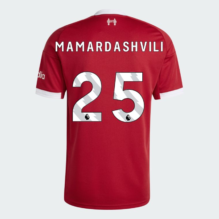 25-26 Liverpool Home MAMARDASHVILI 25 Jersey