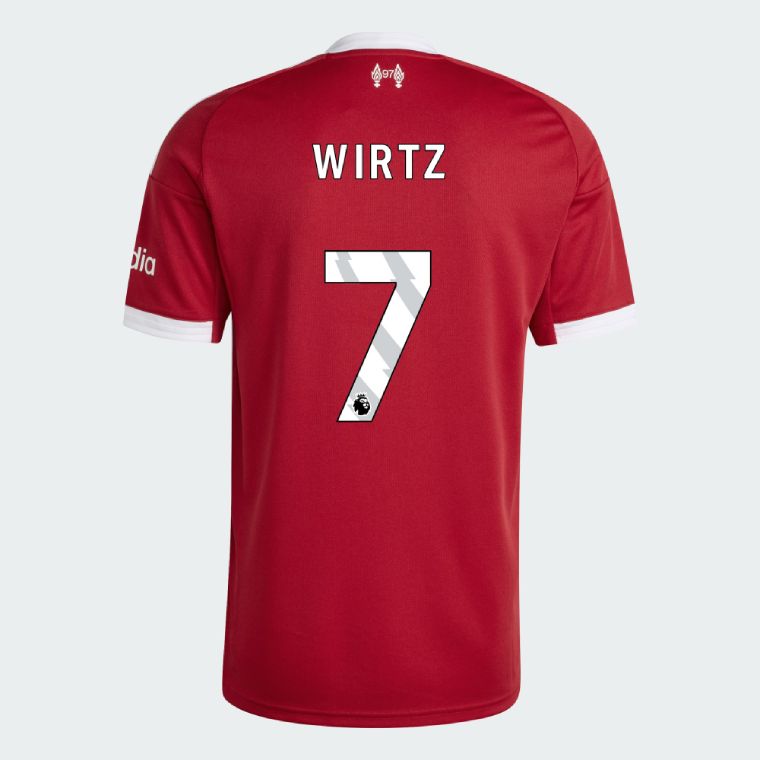 25-26 Liverpool Home WIRTZ 7 Jersey