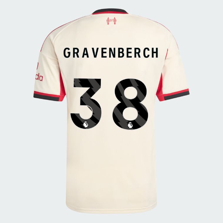 25-26 Liverpool Away GRAVENBERCH 38 Jersey