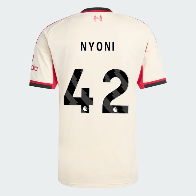 25-26 Liverpool Away NYONI 42 Jersey