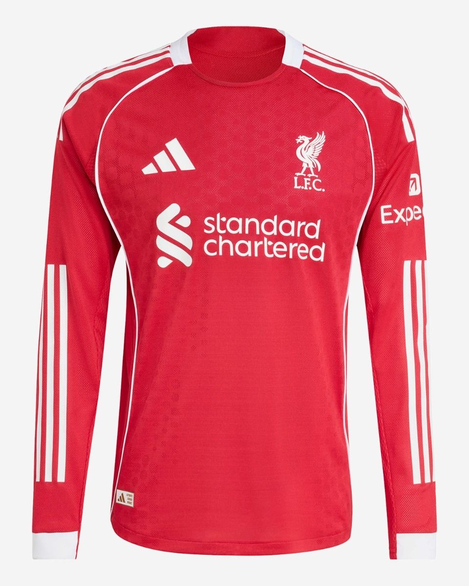 25-26 Liverpool Home Long Sleeve Jersey (Player Version)