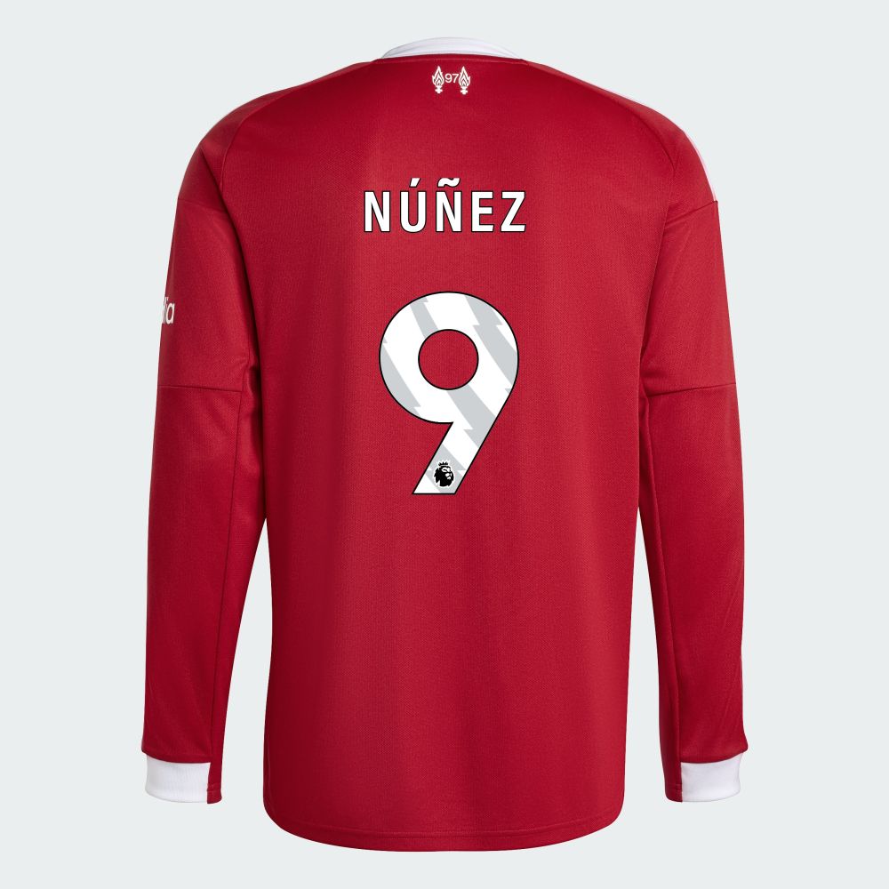 25-26 Liverpool Home NÚÑEZ 9 Long Sleeve Jersey