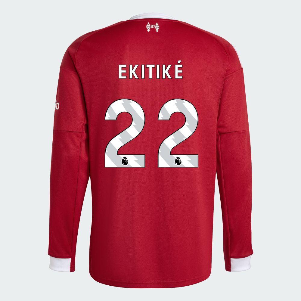 25-26 Liverpool Home EKITIKÉ 22 Long Sleeve Jersey