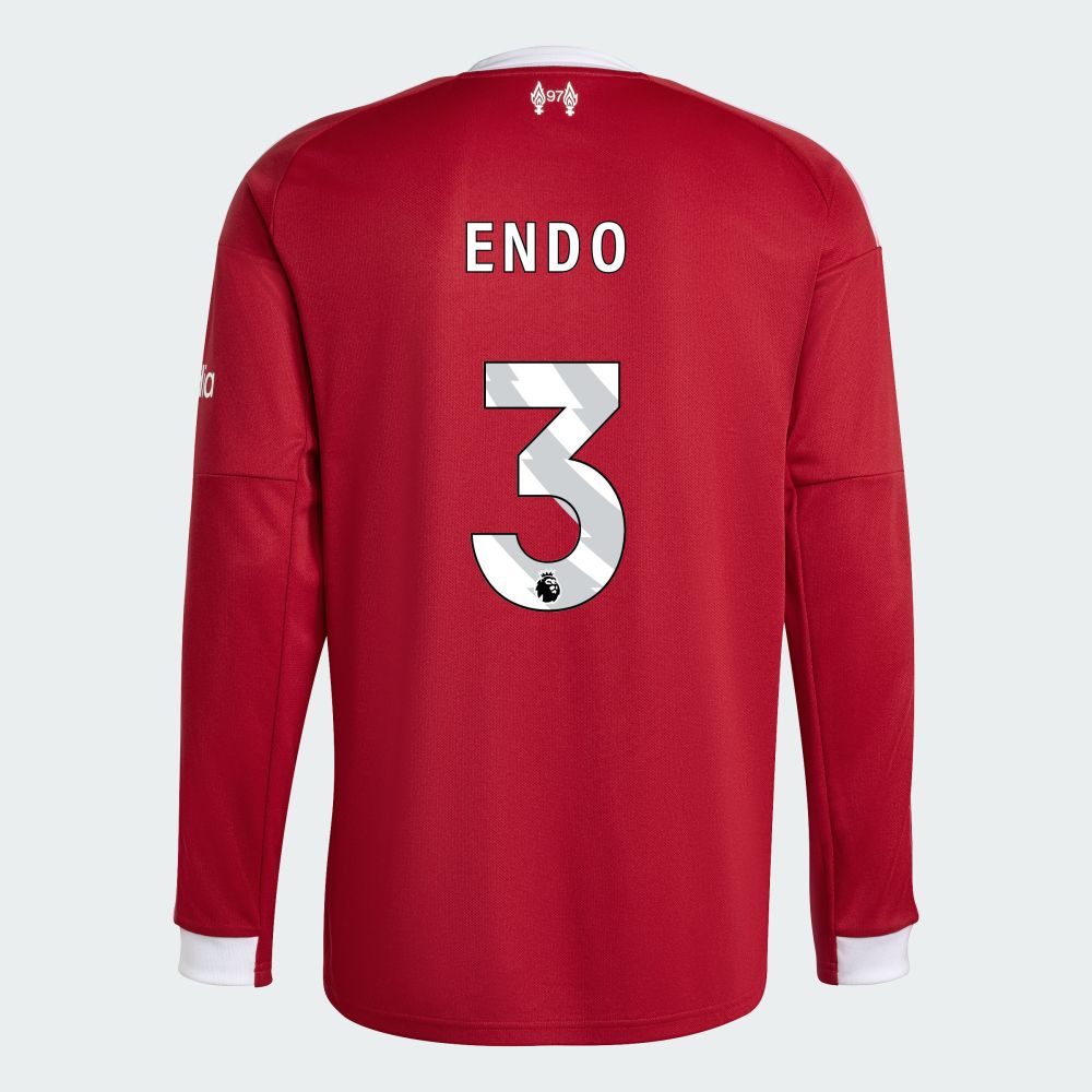 25-26 Liverpool Home ENDO 3 Long Sleeve Jersey